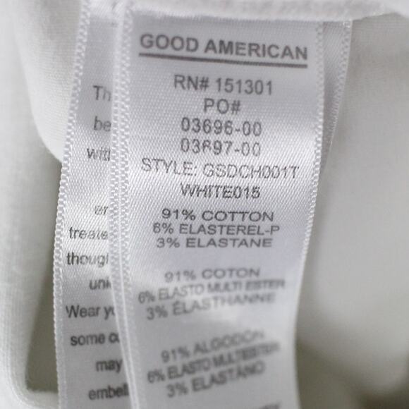 Good American Always Fits Good Classic Slim Straight Jean Size 2/26 Raw Hem - Picture 6 of 6